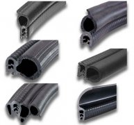 EPDM rubber PVC clip sheet seal strip